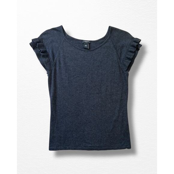 Ann Taylor Flutter Sleeved Sweater, Size M - Picture 7 of 8